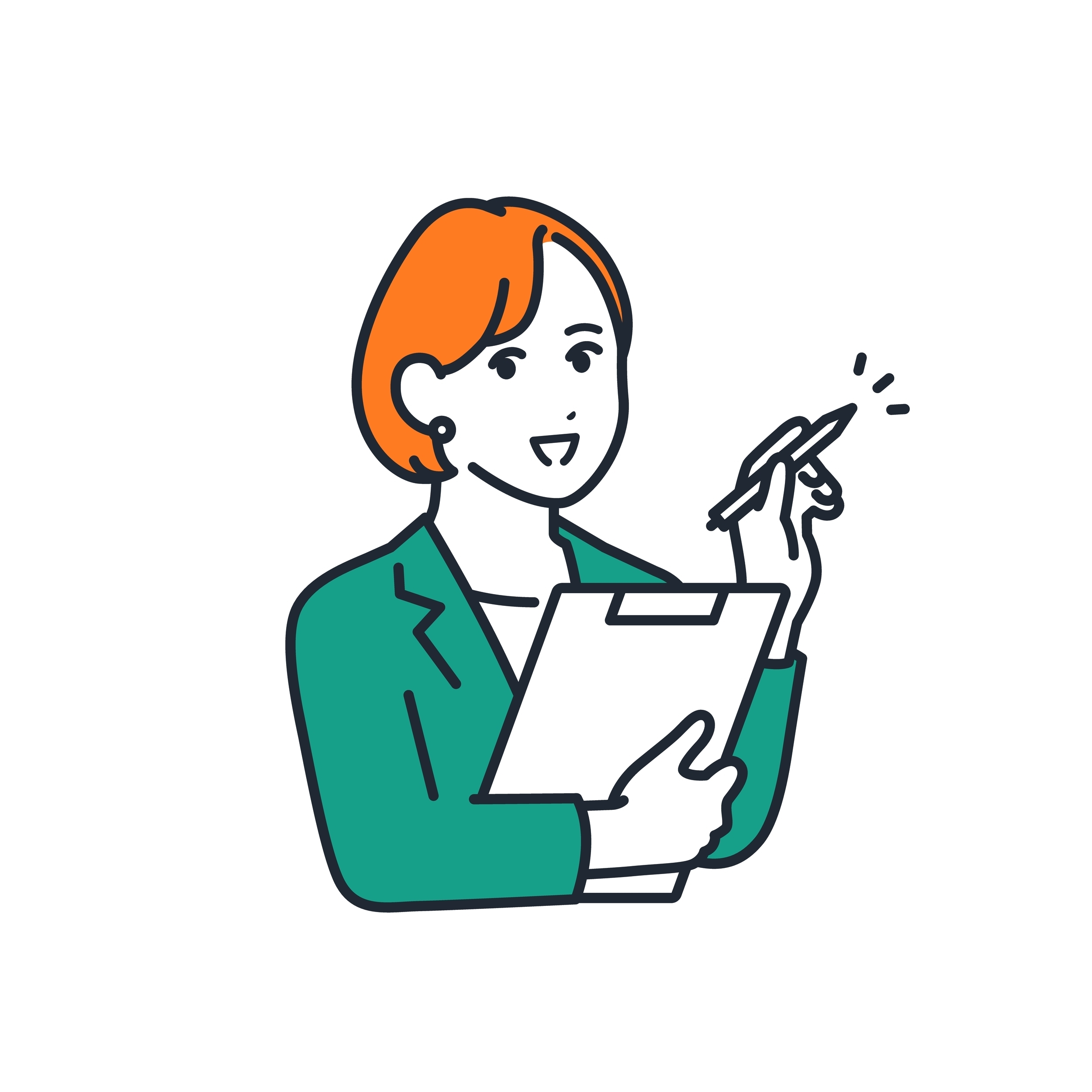 ビジネスウーマンのイラスト